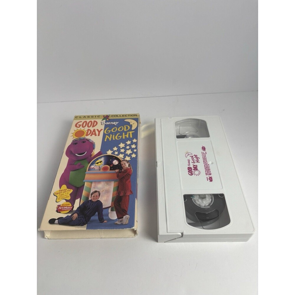 Barney: Good Day Good Night - Classic Collection VHS Tape 1997 Rare Never on TV - Picture 2 of 7